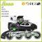 manufacturer sales 4 colors ABEC 5 bearing green inline skate shoes