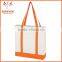 Non-woven Shopping Bag Front Pocket Custom Logo Printed Shopping Tote Bag With Handles