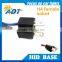 Auto bulb socket H4 male bulb connector cable