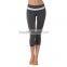 2016 Factory manufacturer 3/4 length mix color on waist women workout leggings                        
                                                Quality Choice