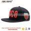 2016 high quality flat brim embroidery 3d logo custom snap back hat