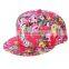 New Design Flower Snapback Cap And Hat In Bulk