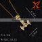 Hot Stunning Men's Viking Thor's Hammer Mjolnir Skull Head 316L Stainless Steel Gold Pendant                        
                                                Quality Choice