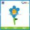 Stuffed soft sun flower fridge magnet plush flower sticker for kids toy