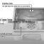 USA and Canada sink Stainless steel undermount single handmade kitchen sink from China Supplier