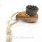 Hot Sell Wood Handle Comma Shaped Salient Point Bamboo-Charcoal Hair Face Cleaning Brush