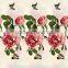 beautiful floral design polyester bed sheet duvet cover pillow case microfiber bed sheet set