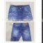 destroy wash jeans men / new style jeans pent men with moustache effect and printing