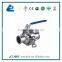 Sanitary Clamp-on No stranded ball valve