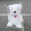 White Teddy Bear / Plush White Teddy Bear With Scarf / Plush White Cute Small Bear For Christmas