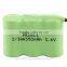 NI-MH 3.6V 2/3AA 350mah rechargeable battery pack