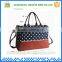 High-capacity polyester handle baby diaper bag