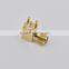 0803.09.02 High performance good price SMA RA jack SMA female connector to pcb right angle long neck
