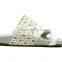2016 Designer Strapless White Leather Girls Slider Sandals
