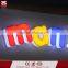 Good quality full lit led logo 3d acrylic light signage retail store led sign