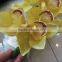 real touch 9 heads artificial latex flower cymbidium faberi