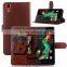 Top Selling Durable Flip Wallet Style Magnetic Flip Stand PU Leather Case For Wiko Rainbow lite luxury leather case