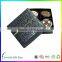 newly gold hot foil stamping black paper chocolate box