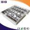 T8 Tube Double Parabolic Grille Fluorescent lighting fixture