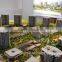 Architectural Residential Building Scale Model With Lighting System