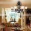 classical iron pendant lamp glass shade for home study bedroom chandelier