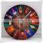 sublimation wood wall clock for home decration promotional