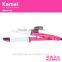 KEMEI KM-19102 ceramic hair straightener hair curlers 2 in 1 different types of hair curlers