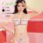 Hot sale young girl sexy bra set lingerie, new design young girls bra panty