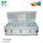 JS-ST499 luxury steel casket supplier