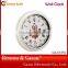 Classical Fashion plastic Wall Clock With Roud Shape
