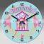 Fashion Design Glass Wall Clock/ Handicraft Clock