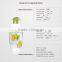 high borosilicate 1000ml with bamboo lid glass drinking carafe set