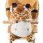 Qaba Kids Plush Rocking Horse Style Giraffe Theme Chair