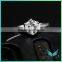 latest design customized 14k gold 1 carat forever brilliant moissanite rings on the finger