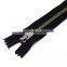 High quality metal slider zipper with semi auto lock slider