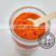 250ML 8.5OZ Glass Jar With Long Woodern Spoon For Salt Spices Seasoning Mixes