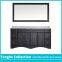 Tonghe Collection Freestanding Bathroom Vanity Cabinet Carrera Marble Top