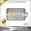 4x6in 45W sealed beam led headlight dual beam light with H4 plug for Dodge GMC Lincoln Maserati with out mounting brackets