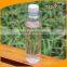 400 ml Transparent Cylinder PET Water Bottle with Screw Cap