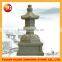 japanese stone buddhist pagoda lantern in garden for decoration