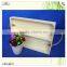 super large fsc certified 2 grids compartments wooden tray