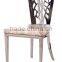 B377 pu leather stainless steel Dining chair