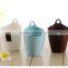 pure color plastic round trash can /ash-bin/plastic waste container for home use