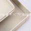 rectangular Linen and canvas box with cover/storage box