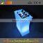 bacardi ice bucket/rechargeable led ice bucket/belvedere vodka bottle cooler acrylic ice bucket