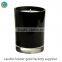 inner black clear bottom candle jar glass container