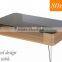 Modern Square Folding Wooden Coffee Table, Living Room Furniture