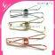 metal longtail wire folder binder clips in rose golden bronze silver copper colors for creative practical stationery sets