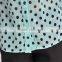 fashion butterfly sleeve polka dots pattern chiffon blouse MOQ 1 piece