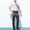 Men's thin casual pants, straight cylinder, loose big size, middle and old grey business men's casual trousers custom